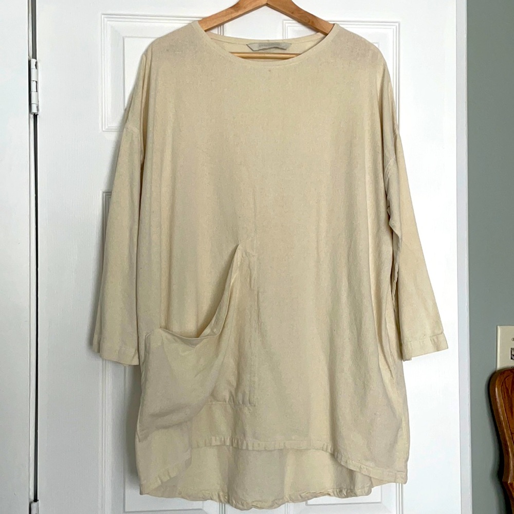 Elizabeth Suzann l/s Harper Tunic - 100% raw silk